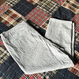 Charter Club Textured BlueCropped Pants